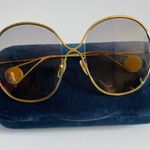 Gucci GG0362S Gold Oversized Square Sunglasses Size 57mm Photo 1