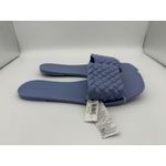 Old Navy NEW  Jelly Sandals Womens 8 Blue Slides Coastal Travel Vacation Wedding Photo 1