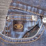 Bongo Flirty Bootcut Jeans Women 9 Blue Brown Metallic Original Comfort Cowgirl Photo 7