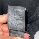 H&M  Women's 3/4 Sleeve Sparkle Shine Metallic Shirt Blouse Black Size‎ Small Photo 4