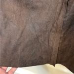 Blanc Noir Dark Brown Leather Jacket Size L Photo 3