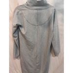 Athleta  Grey Lounge Dress Mock Neck Side Zip Pockets Size M Photo 5