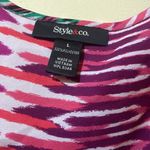 Style & Co Womens New  Sleeveless Button-Front Worldly Ikat Tank Photo 3