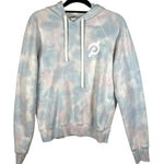 Spiritual Gangster  Size M Peloton‎ Pink/Blue Tie Dye Hoodie Pullover Sweatshirt Photo 0