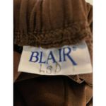 Blair Vintage  Pants Womens 12 Used Brown Pull-On Photo 5