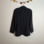 Athleta  Black Primatwill Tie Blazer Photo 6