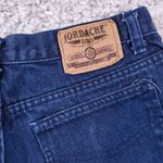 Jordache Vintage Size 32 High Rise Mom Jean Shorts Dark Wash Baggy Relaxed Photo 4