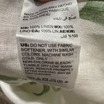 Ladies Lemon Print Blouse LINEN NO IRON Button Up Size Small (Chicos 0) Photo 4