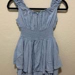 Urban Outfitters Rosie Smocked Tiered Ruffle Romper Size Small (Tagged Medium) Photo 3