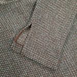 St. John ππ Open Front Basketweave Knit Tweed Boucle Jacket Green Black XL NWT Photo 5