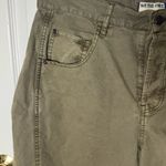 Free People  Good Luck Barrel Leg Pants in Olive Green 29 Photo 3