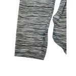 Reebok  Gray Striped High Low Thumbhole Activewear Top Shirt LARGE‎ Urban Runner Photo 5