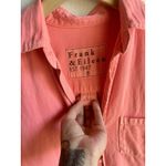 Frank & Eileen Mary Classic Shirt Dress Famous Denim in Sunset Pink Small Photo 5