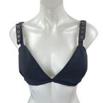 Kaylee Kollection Black Sleeveless Studded Cami Bralette Bustier Crop Tank Top M Size M Photo 0