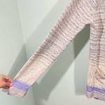 Lucky Brand  Women's Space Knit Stripes Boho Button Up Cardigan Size XL Photo 5