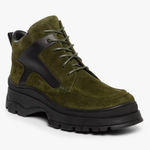 STAUD  women’s boots Rocky Boot in Olive Suede ($475) RARE find size 6.5 US/37 Photo 0