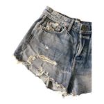 GRLFRND  Helena denim distressed jean shorts Size 26 Photo 1