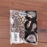 ASOS DESIGN Leopard Print V Front High Leg Bikini Bottoms UK 12 US 8 Brown Size undefined Photo 4