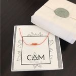 CAM Carnelian Stone Single Strand Necklace, New In Box Orange Photo 5
