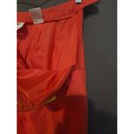 Talbots Irish Linen Coral Pants, Women's Size 8, High Waist, Pink Straight Leg Photo 5