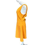 ZARA  Women women's size medium mustard yellow cutout sleeveless dress Photo 2