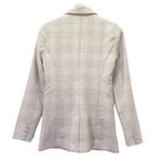 House of Harlow 1960 Long Double Breasted Blazer Cream & Tan Glen Plaid Size XS Photo 5