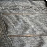 Calvin Klein Jeans Sheer Striped Tee Shirt Women's Size Small Gray S/S Top Photo 2