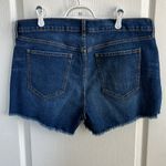 Old Navy  Blue Jean Shorts with Frayed Hem - Boyfriend Photo 2