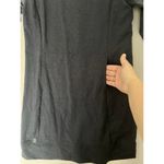 Title Nine Guthrie French Terry Mock Neck Long Sleeve Navy/Grey Dress Size M Blue Size M Photo 4