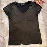 Rock & Republic  V-Neck Gold and Black Dressy Tees Size Medium Photo 5