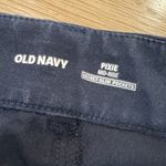 Old Navy pixie mid rise pant navy blue size 12 Photo 3