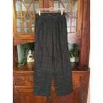 Quince Black 100% European Linen Pleated Wide Leg Trousers Womens Size 4 Photo 1
