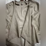 Buckle Willow + Root cream color faux alligator leather jacket NWOT Photo 4