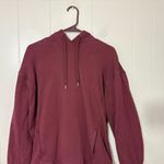 Lululemon  Perfectly Oversized Hoodie Burgundy Size 4 | Soft Cozy Pullover Photo 1