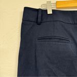 Ann Taylor Navy Blue Mid Rise Slim Fit Trouser Dress Pants Womens Classic Preppy Photo 5