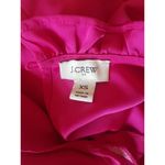 J.Crew Blouse Sz XS Ruffle Long Sleeve Mock Neckline Pink Secretary Office Work Photo 7
