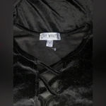 Say What? Women’s Black Velour Dress Photo 2