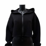 AS Revival Black Cropped Zip Photo 0