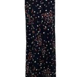 Vintage Elisabeth by Liz Claiborne Petites Floral Printed Maxi Dress Black Size 2X Photo 0
