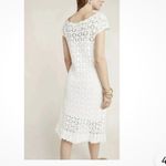 Anthropologie Britannia Crochet Midi White Dress Sz M Photo 3