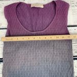 Belford Saks Fifth Avenue Ombre Knit Tank‎ Sleeveless Purple Gray [Size Small] Photo 4