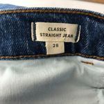 Madewell  Womens Jeans Classic Straight Jean Cropped High Rise 28 Photo 6