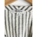 Madewell  Brighton Striped Popover Tunic Shirt with Flare Bell Sleeves - Size M Photo 4
