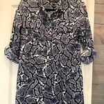 Banana Republic Super cute snake print shirt dress! Photo 0
