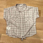 Shyanne  new with tags cropped plaid shirt‎ Photo 0