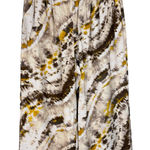 Vera Wang Simply Vera  X-Large Wide-Leg Crop Pants Tie-Dye Pockets Smocked Multi Photo 0