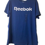 Reebok  TE Graphic Tee Training T-Shirt XL Extra‎ Large Women's Blue Photo 0