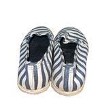 Vans fabric and fiber slip-on shoes in blue and white stripes size 7 Photo 2