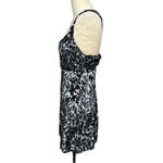 Free People Virgo Moon Velvet Slip Minidress Gray Black Leopard Size XS Photo 6