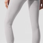 Alo Yoga ALO Washed High Waist Alosoft Lounge Legging Extra Small NEW Washed Grey Sky Photo 1